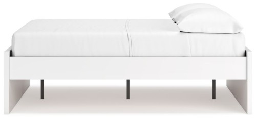 Onita - White - Queen Platform Bed With 2 Side Storage