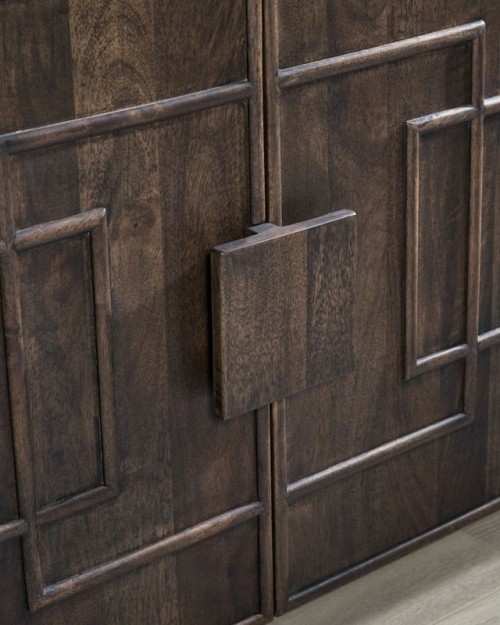 Cato - Dark Brown - Accent Cabinet