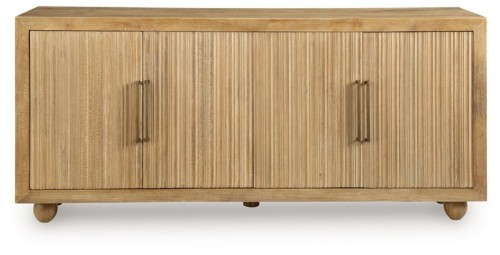 Niam - Light Antique Beige - Accent Cabinet