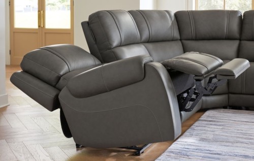 5Z - Pittson - 6-Piece Power Reclining Sectional With Storage Console - Anchor