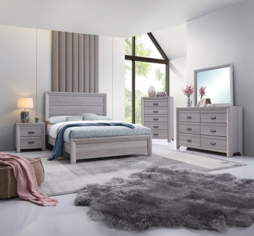 Adelaide - Twin 4 Piece Bedroom Set - Drift Wood