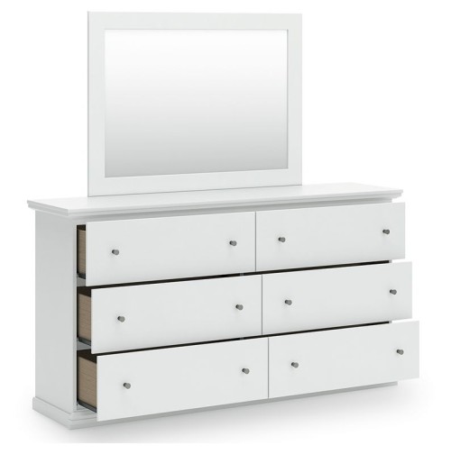 Bostwick Shoals - White - Dresser and Mirror