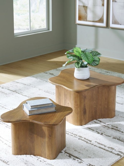 Abeford - Brown - Accent Cocktail Table (Set of 2)