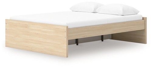 Onita - Natural - Twin Platform Bed With 1 Side Storage