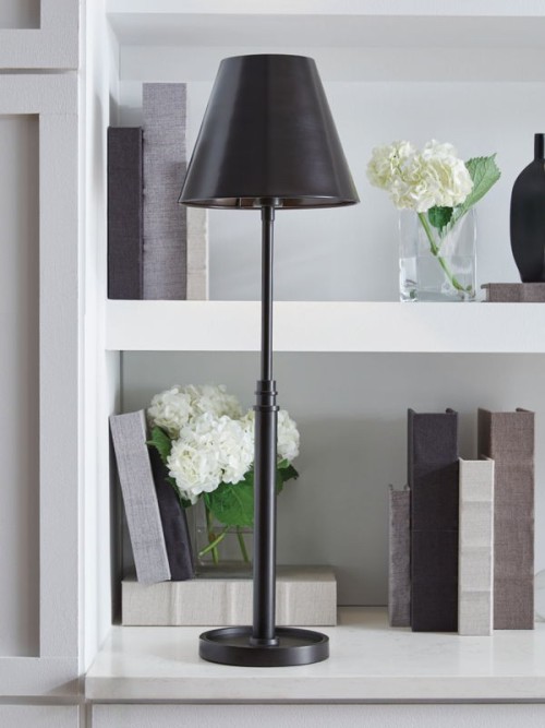 Wimner - Antique Bronze Finish - Metal Floor Lamp