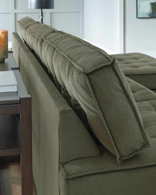 Caspian-Town - Olive - 2-Piece Sectional With LAF Corner Chaise