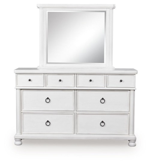 Rowlenstown - Brown - Dresser And Mirror