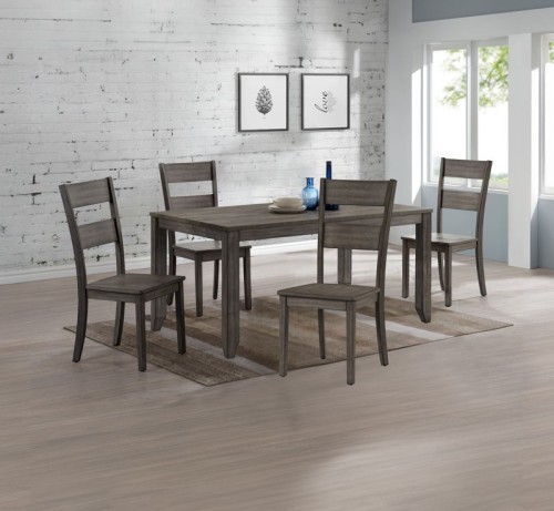 Sean - 6 Piece Dining Room Set - Dark Gray