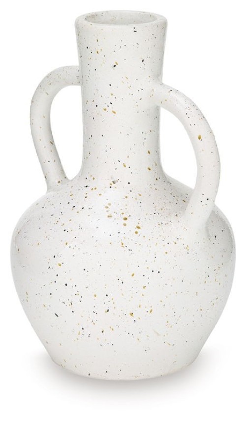 Dallinworth - White / Black - Vase - 15.75"