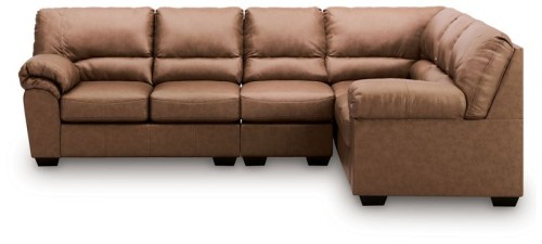 WillowBend - Caramel - 2-Piece Sectional With RAF Loveseat