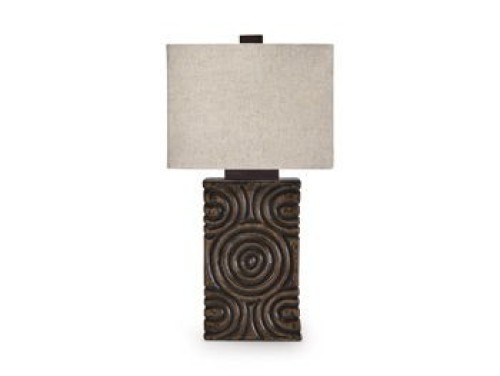 Heathbury - Antique Brown - Paper Table Lamp