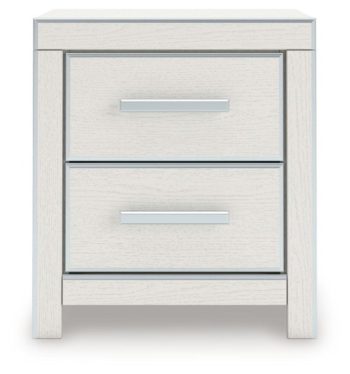 Zuraleus - White - Two Drawer Night Stand