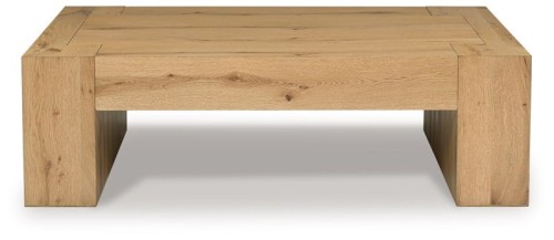 Bracken - Light Brown - Rectangular Cocktail Table