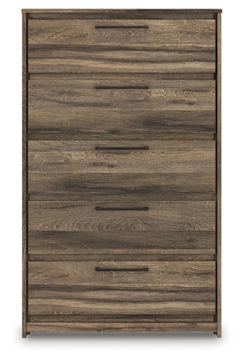 Elbrim - Brown - Five Drawer Chest