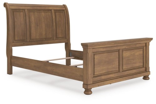 Feddinger - Medium Brown - King Sleigh Bed
