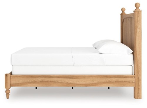 Aleaport - Warm Brown - King Panel Bed