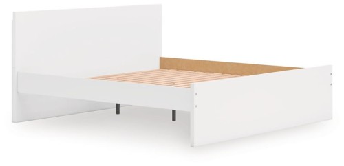 Onita - White - King Panel Platform Bed With Storage