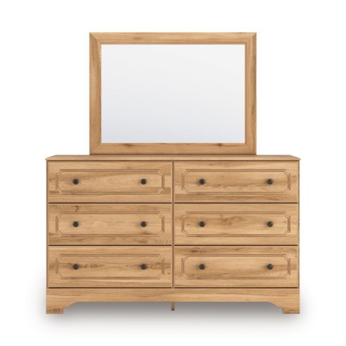 Aleaport - Warm Brown - Dresser and Mirror
