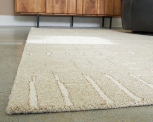 Wolbert - Tan / Ivory - Medium Rug