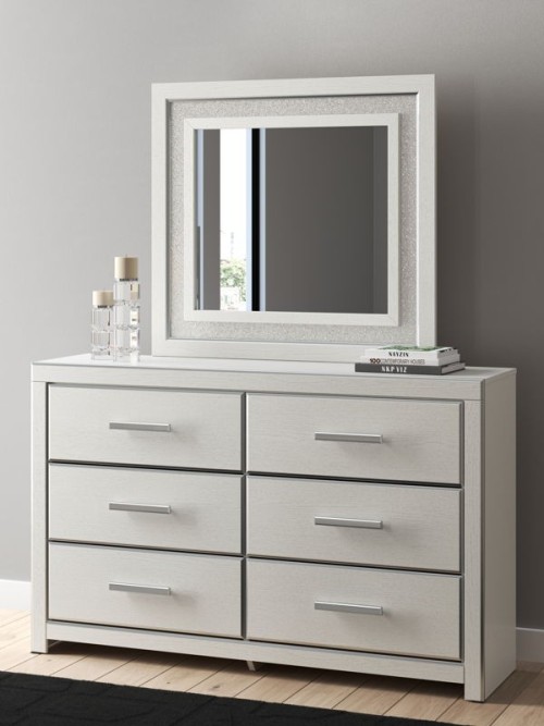 Zuraleus - Dresser And Mirror - White