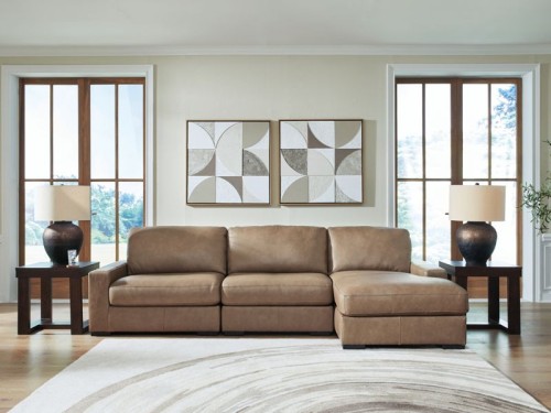 Veronella - 3-Piece Sectional With LAF Corner Chaise - Sahara