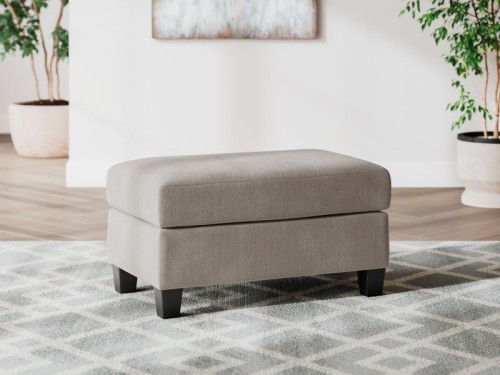 Willarae - Taupe - 2 Pc. - Chair And A Half, Ottoman