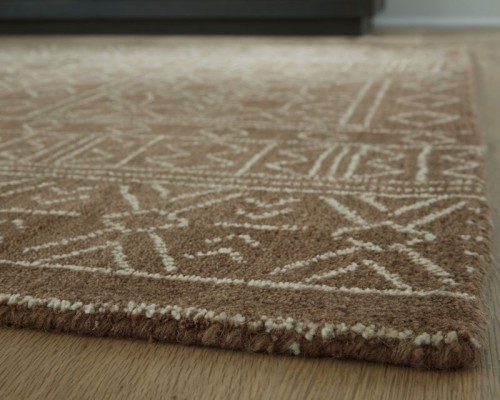Merrittman - Brown / Ivory - Medium Rug