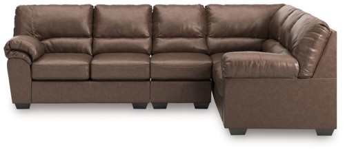 WillowBend - Umber - 3-Piece Sectional With RAF Sofa With Corner Wedge