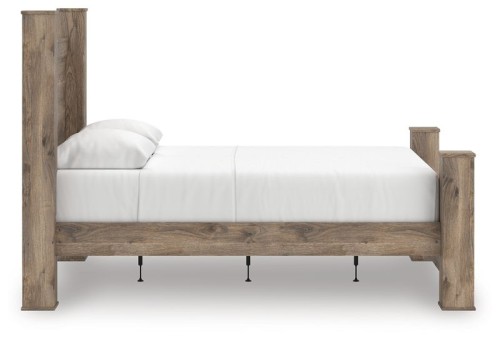 Rusticott - Brown - Queen Poster Bed