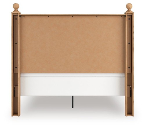 Aleaport - Warm Brown - King Panel Bed