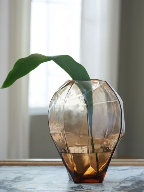 Ewart - Light Brown - Vase - 10.2"