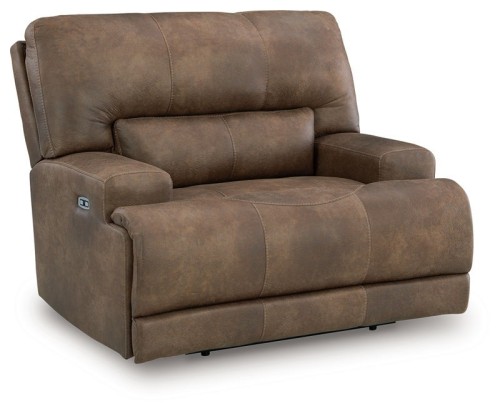 Beckley Place - Earth - Power Recliner With Adjustable Headrest
