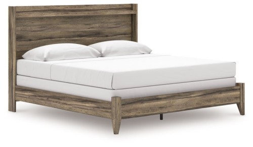Elbrim - Brown - Queen Panel Bed