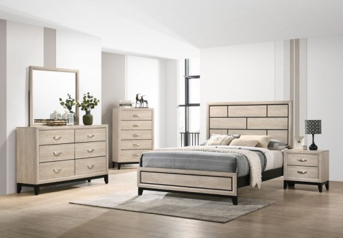 Akerson - Twin 4 Piece Bedroom Set - Gray