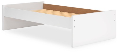 Onita - White - Queen Platform Bed With 2 Side Storage