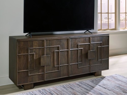 Cato - Dark Brown - Accent Cabinet