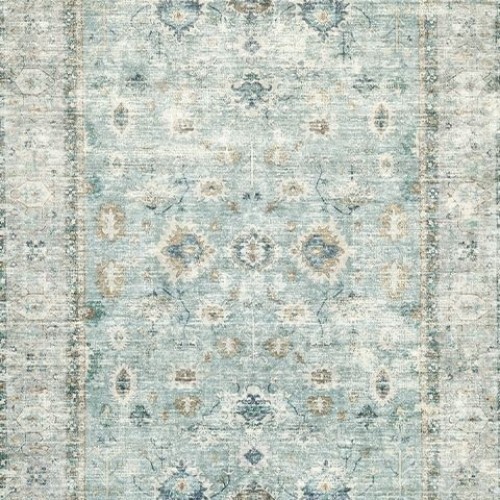 Ladstoney - Teal / Beige / Ochre - Medium Rug