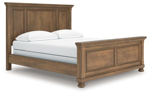 Feddinger - Medium Brown - King Panel Bed