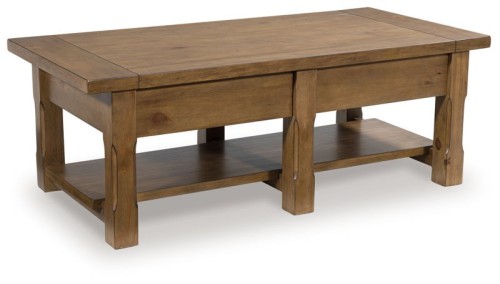 Vandenmore - Medium Brown - Rectangular End Table