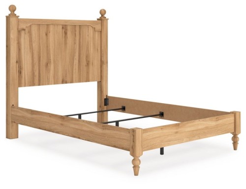 Aleaport - Warm Brown - King Panel Bed
