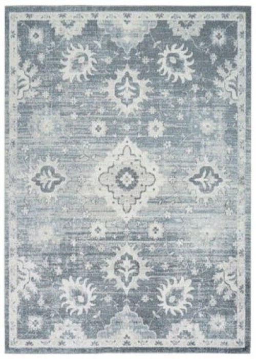Avanworths - Blue / Gray / Ivory - Washable Large Rug