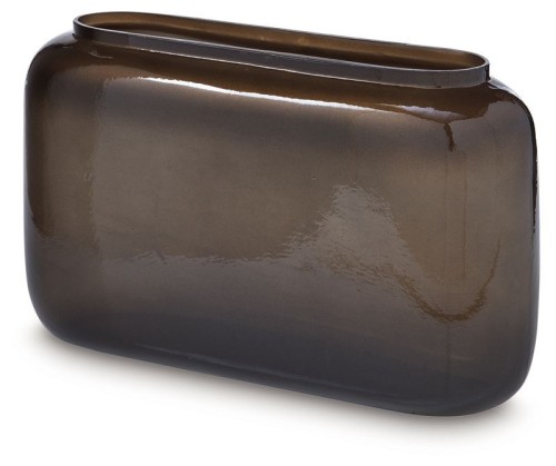 Sumner - Gray / Gold Finish - Vase - 7.5"