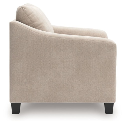 Willarae - Taupe - 2 Pc. - Chair And A Half, Ottoman
