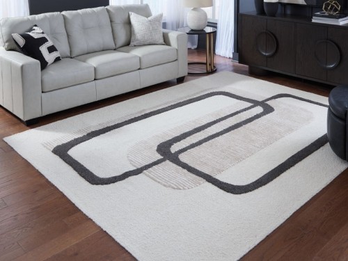 Davismour - Ivory / Taupe / Charcoal - Large Rug
