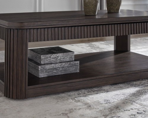 Carlibrie - Warm Brown - Lift Top Cocktail Table