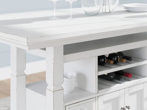 Robbinsdale - Antique White - Counter Height Dining Table