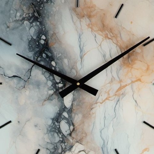 Teague - Black / Gold Finish - Wall Clock