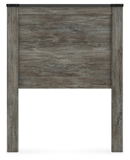Frandern - Gray - Full Panel Headboard