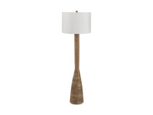 Ailsa - Natural Brown - Wood Floor Lamp