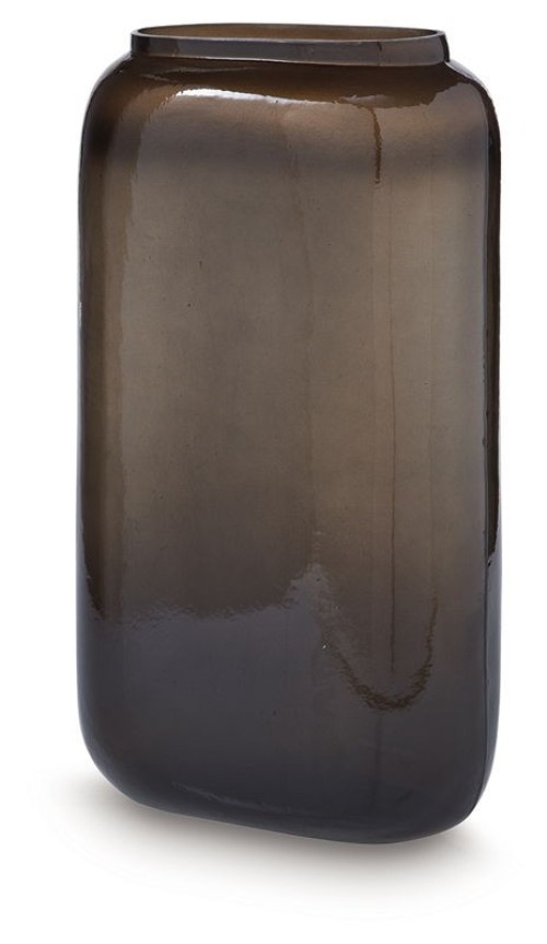 Sumner - Gray / Gold Finish - Vase - 7.5"